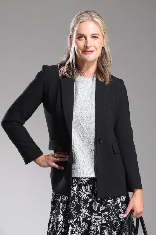 Textured Tailoring Jacket | Black | 4701ZZPuffer Jackets