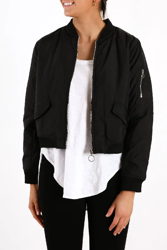 Zoe Bomber Jacket BlackArtist Jackets