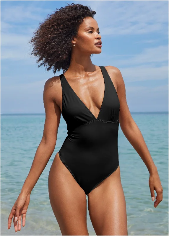 Maldives One-Piece - Black Beauty