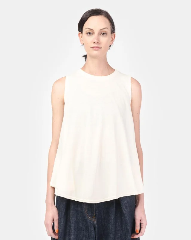 Metallic T-ShirtsSwing Tank in White